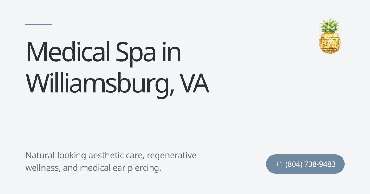 Consultation for body-shape and wellness goals in Williamsburg, Virginia.